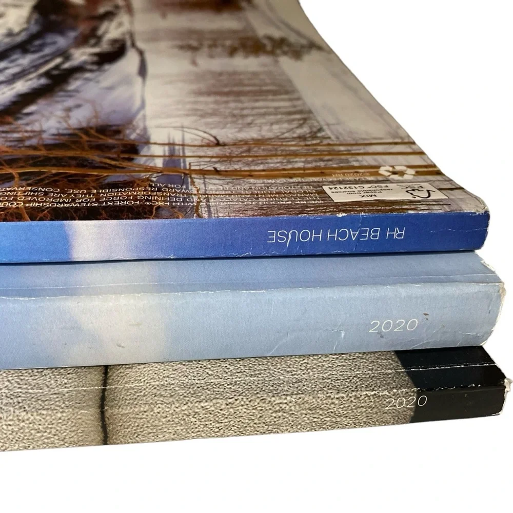 Restoration Hardware 3 Catalogue Set 2020 Beach House Ski Modern & Outdoors